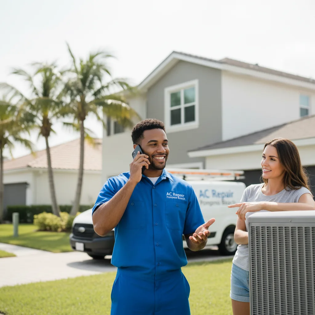 AC Repair Pompano Beach customer support in Chapman